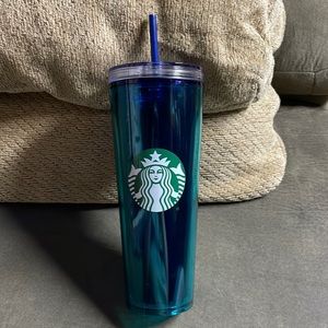 Translucent Blue Customizable Starbucks Cup